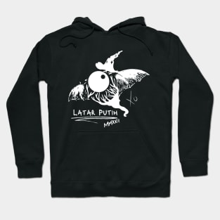 Witch Spooks X Latar Putih (White on Black T-Shirt) Hoodie